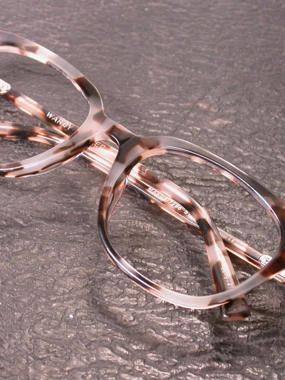 Warby Parker Maeve Tortoise Clear Gold Eyeglasses Frames ITALY